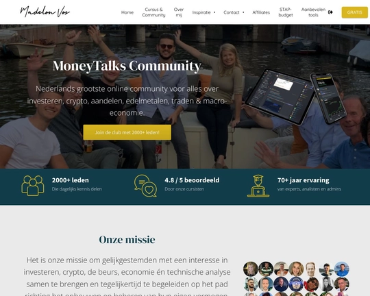 Madelon Vos MoneyTalks Community